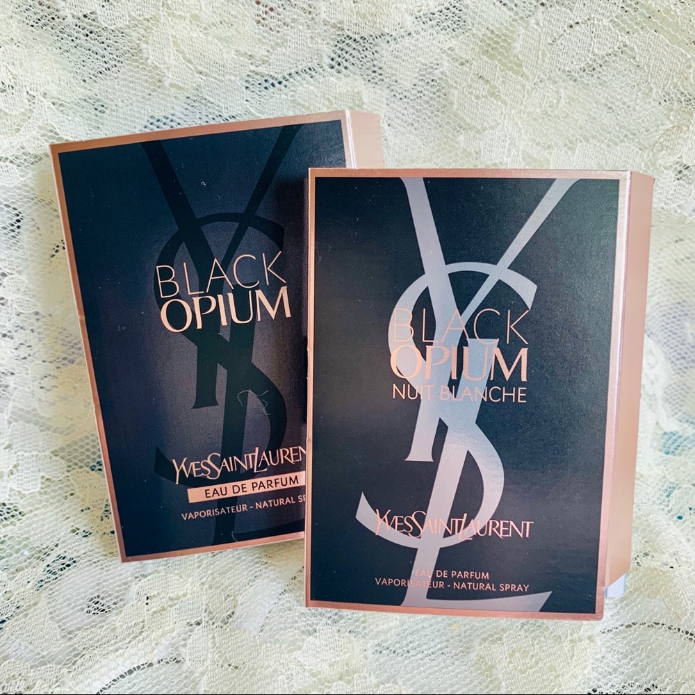 YSL Black Opium and Nuit Blanche Sample Set